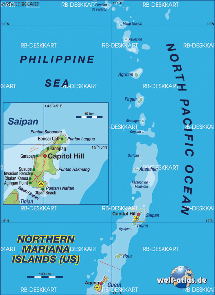 북마리아나 제도 (Northern Mariana Islands) 북마리아나 제도,스페인의 옛 식민지,일본의 옛 식민지,섬나라