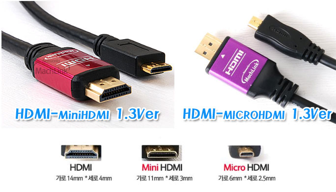 케이블 종류 hdmi 모니터 케이블(VGA,