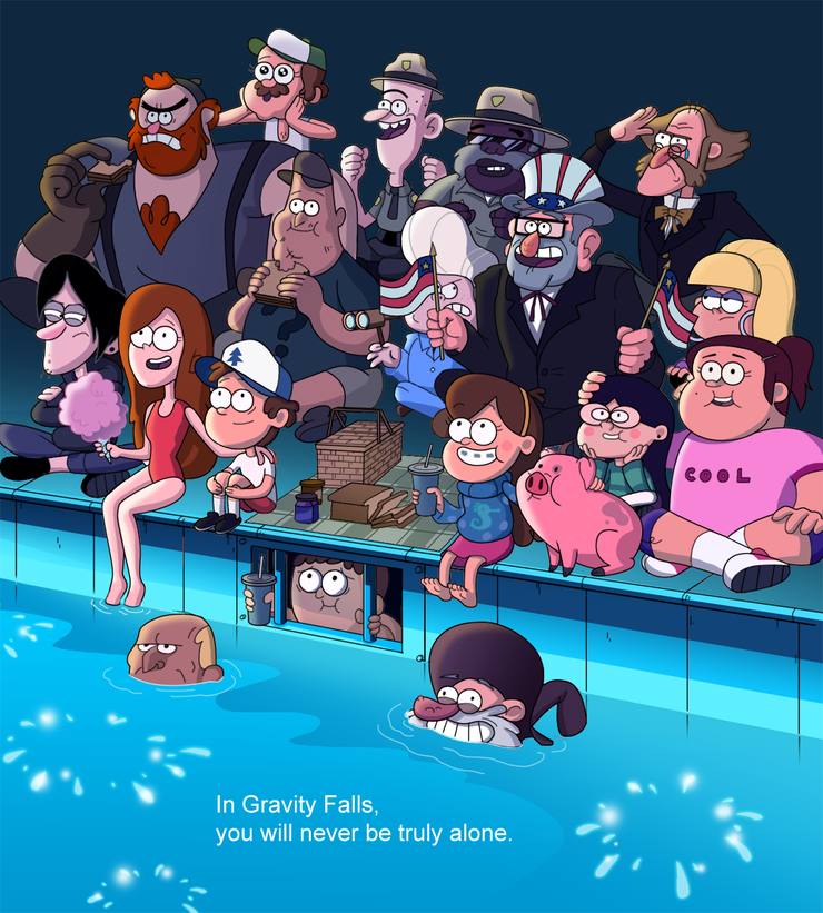 떡밥 냠냠 중력폭포 '그래비티 폴즈' Gravity falls / 미국 애니메이션 추천 네이버 블로그