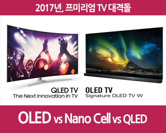 [OLED vs QLED vs Nano Cell] 2017년 프리미엄 TV 대격돌 !! 네이버 블로그