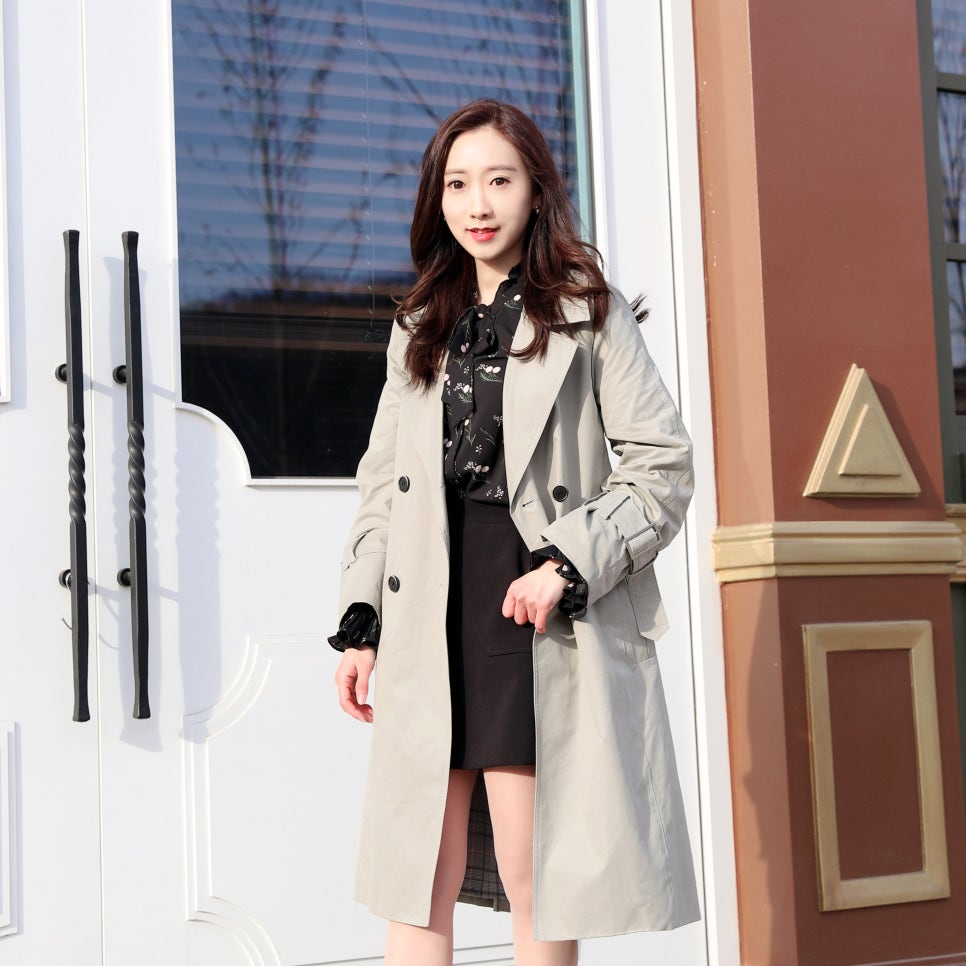로엠 여성 트렌치코트 봄 코디 해봤어요 : 네이버 블로그 로엠 여성 트렌치코트 봄 코디 해봤어요 : 네이버 블로그